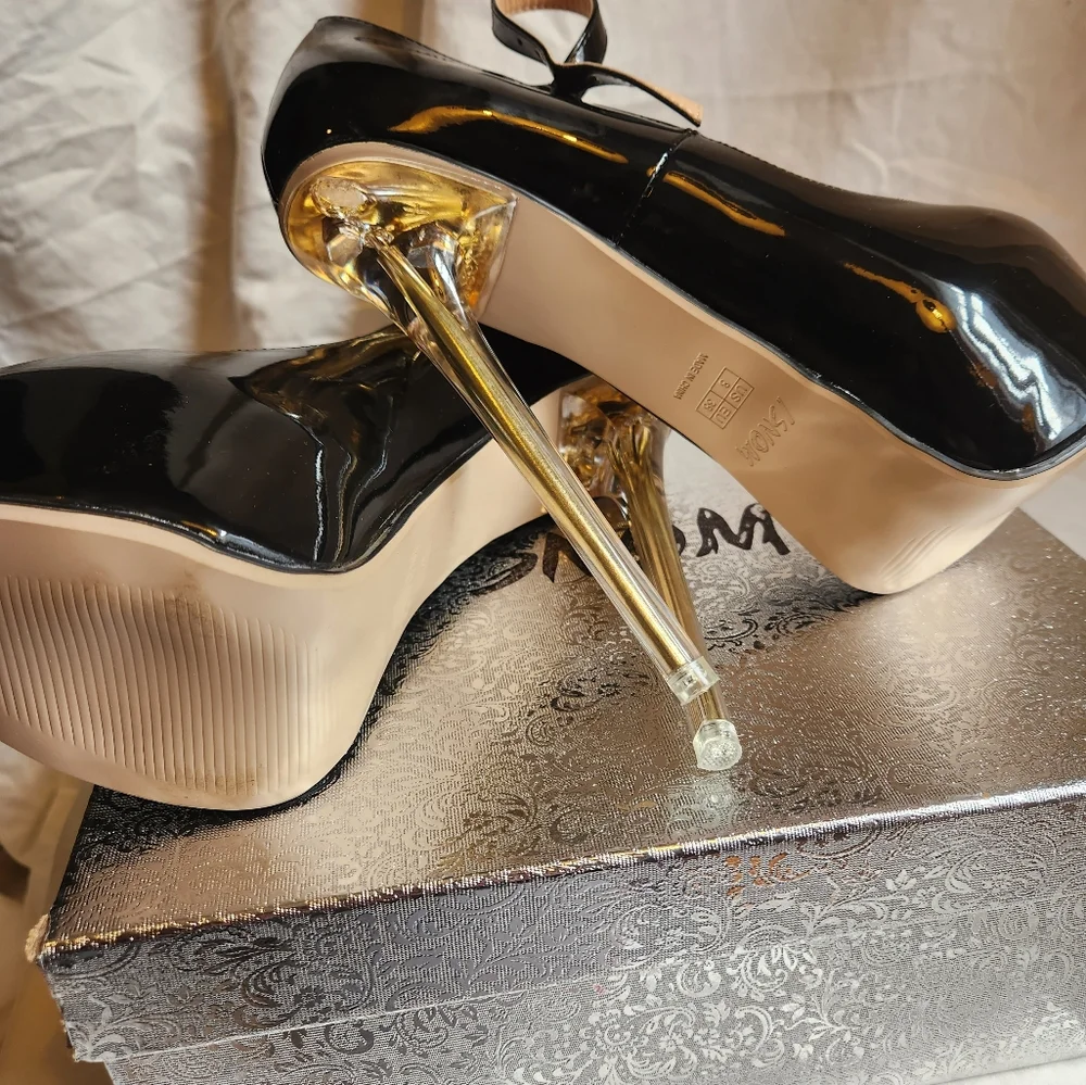 ISNOM Platform Heels - Picture 5 of 7